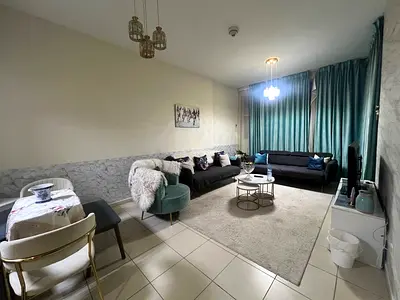 شقة مفروشة غرفتين في أبراج قلفا | طابق عالي وجيم ومسبح