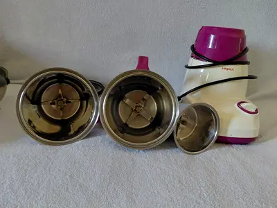 Impex Electric Grinder/Mini Chopper with 3 Stainless Steel Jars - Used