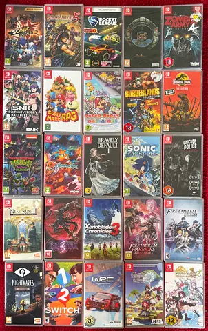 Nintendo switch games 120 dhs