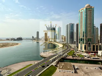 Amazing bright apartment with free chiller free parking gym and pool with full sea view