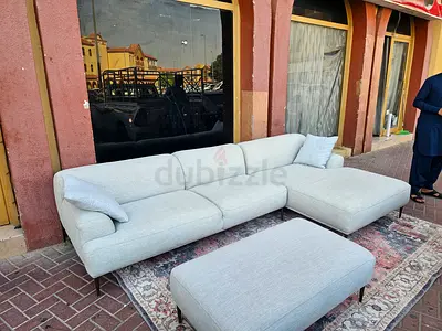 Loom collection L Shape sofa and Footstool