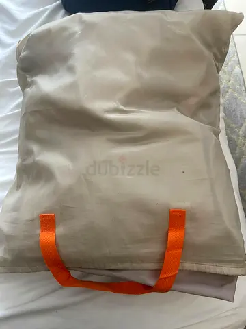 Inflatable Double Air Bed with Pump, Carry Bag and 2 Pillows