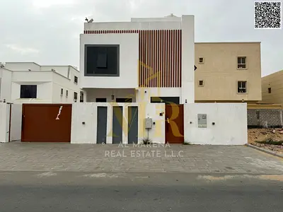 فيلا طابقين وروف 5 غرف بسعر مميز شامل رسوم الكهرباء والمياه و المكيفات  في أرقي مناطق عجمان تملك حر لجميع الجنسيات