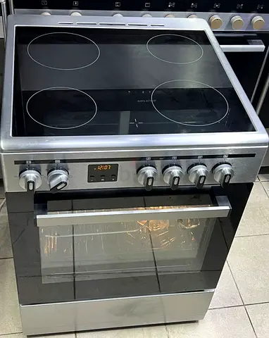 Terim latest model full electric ceramic 4 hobs stove oven fan cooking range 60x60