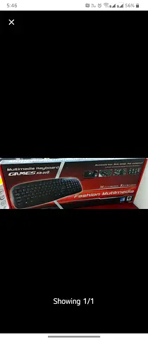 Multimedia USB Keyboard - Fashion Gaming/Multimedia Keyboard (New in Box)