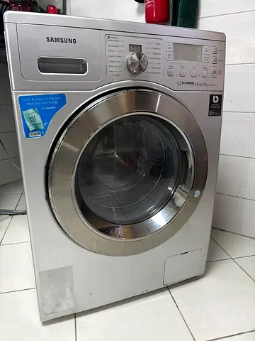 Samsung Front Load Washing Machine - 7kg, Silver (Used)