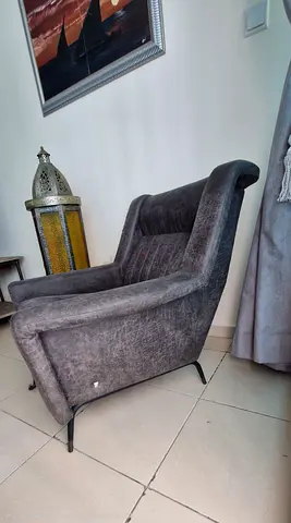 THE ONE Alcantara Modern Accent Chair