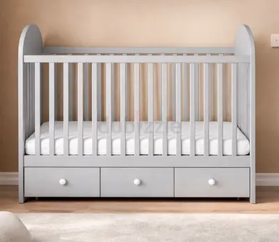 Convertible Baby Crib with Under-Drawer Storage