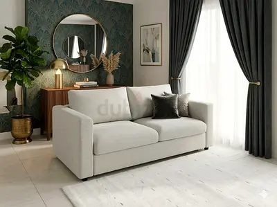 IKEA vimle two seater sofa bed Beige Good condition