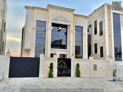 A luxurious classic villa in Al-Haliou 2 area with an elegant design and top-level finishes - freehold ownership - price includes registration