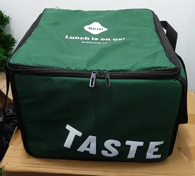Insulated Delivery / Lunch Bag - Large Green Kcal Taste Cooler