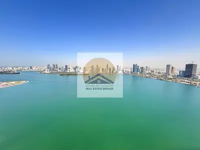 Water View | Free Parking | Luxury 3BHK | with Huge Balcony | All Master BR | wardrobes| Maidroom| At Buhaira Corniche
