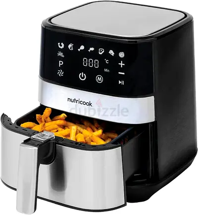 Nutricook Air Fryer 2, 5.5 L, 1.4KGs, 1700 Watts, Digital Control Panel Display, 10 Preset Programs