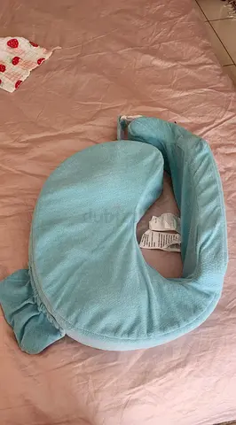 Light blue nursing / feeding pillow - gently used
