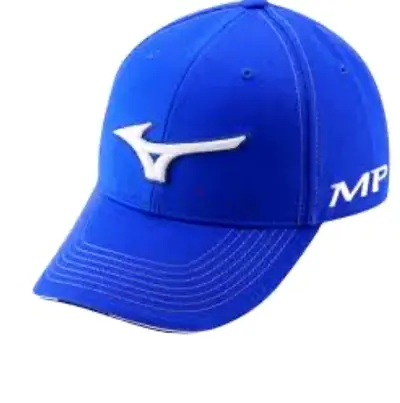 Blue Mizuno-style Baseball Cap — Unisex Casual Hat