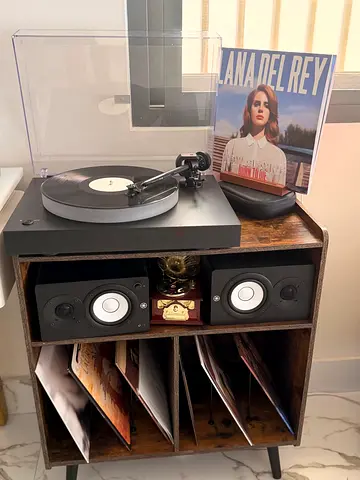 Pro-ject x2 turntable vinyl player with speakers