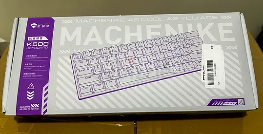 MACHENIKE K500 Wired brown switch RGB Keyboard