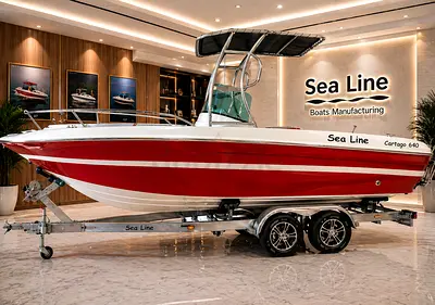 Sealine Boat Carthage640(22ft) full options , price without engine سعر القارب بدون محرك