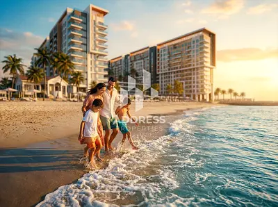 فرصتك لامتلاك شقة غرفة وصالة في منتجع خورفكان الفاخر | تملك حر | إطلالة على مسبح المنتجع | أقساط حتى 2029