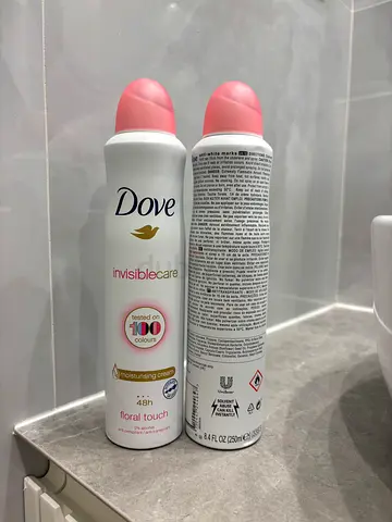 Set of 2 Dove Invisible Care Deodorant - Floral Touch - 250ml