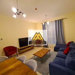 Luxurious two-bedroom apartment for rent in City Tower Al Nuaimiya 3, with easy access to Dubai and