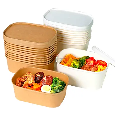 Custom Restaurant Meal Boxes, disposable takeaway food container with printing