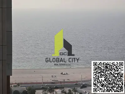 تملك غرفتين وصالة في أحسن موقع على حدود الشارقة وقريب كورنيش عجمان والشارقة | إطلالة جزئية على الكورنيش | 2 بلكونة + باركن | مسبح وجيم و حدائق| 590الف