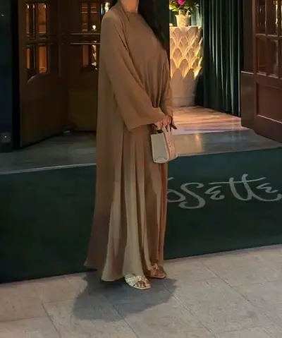 Abaya with under dress