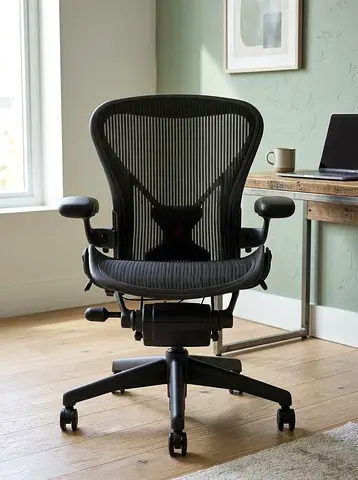 Herman Miller Aeron-style Ergonomic Office Chair — Black