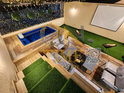 تاون هاوس فاخر للبيع بعجمان فرصه سكنيه واستثماريه