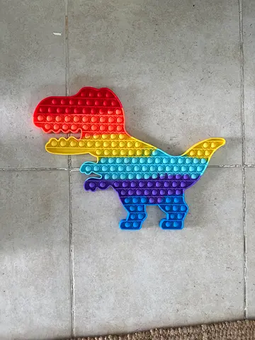 Large Rainbow Unicorn Pop It Fidget Toy - Gently Used