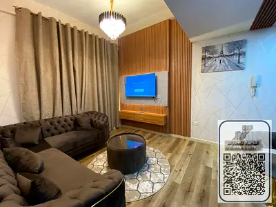 🏢 شقة مفروشة للإيجار السنوي – غرفه وصالة في أبراج الجاردن سيتي – عجمان | فرش كامل وسعر مناسب 🛋️✨