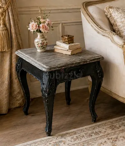 Solid wood nightstand