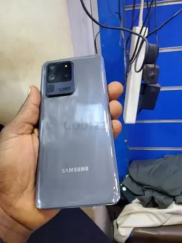 Samsung smartphone - good condition, 4 cameras, 100X zoom module (grey) 128GB 12 GB RAM TRA