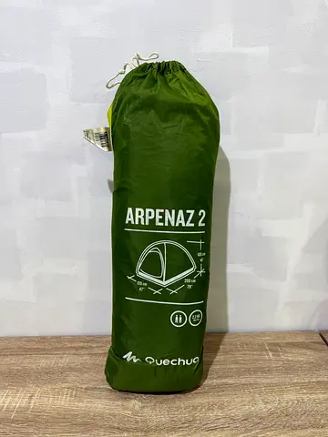 Quechua Arpenaz 2 Tent - Lightweight 2-Person (Packed)