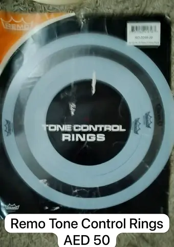 Remo Tone Control Rings (drum dampening rings) - Like New