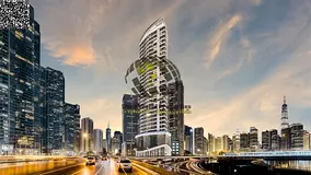 Modern building design Fully equipped health club Landscaped gardens and green areas