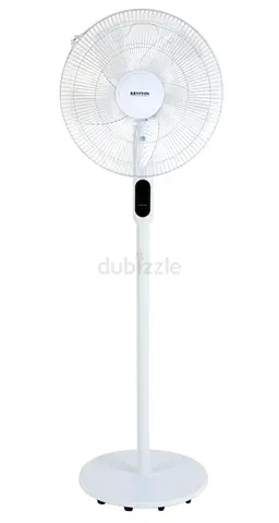16 inches Krypton White Standing Pedestal Fan with remote - new box pack