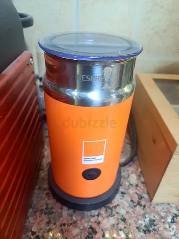 Nespresso Aeroccino Milk Frother - limited edition Orange Unit