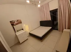 Master Bedroom for Rent in JVC – With Private Balcony  Stunning Dubai Skyline View!