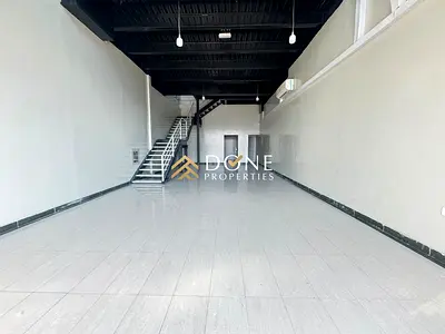 30 days free luxury showroom with Mazzine floor office space with parking ready to move only jest 110k