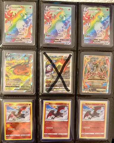 Pokemon TCG: Charizard rare cards