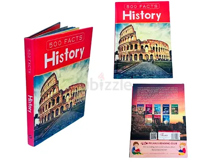 500 Facts History - A Fun, Vividly Illustrated, Informative Book