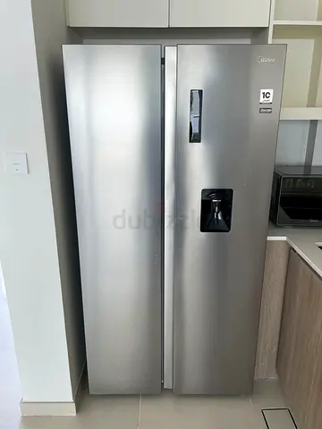 Midea Side-by-Side Refrigerator with Water Dispenser - Same like New