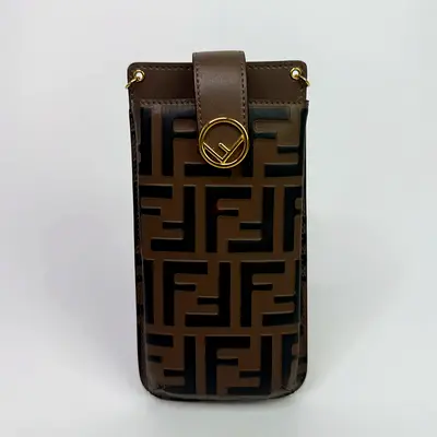 AUTHENTIC FENDI FF PHONE CROSSBODY BAG