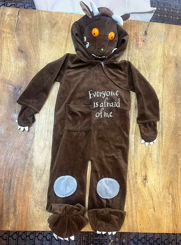 Gruffly dress up costume 3-4 year