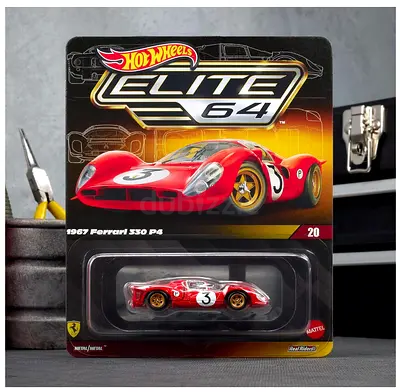 Hot Wheels Elite 64 1967 Ferrari 330 P4 card no.24