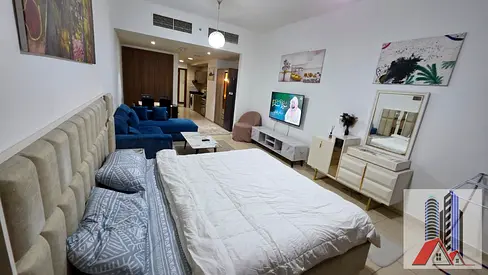 hot deal studio for sale ajman one tower with parking