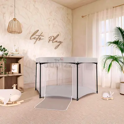 Dream On Me Onyx Playpen - Portable and Lightweight Playpen for Babies and Toddlers