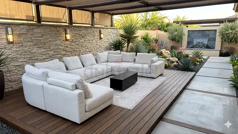 Chattles and more premium quality U shape sofa